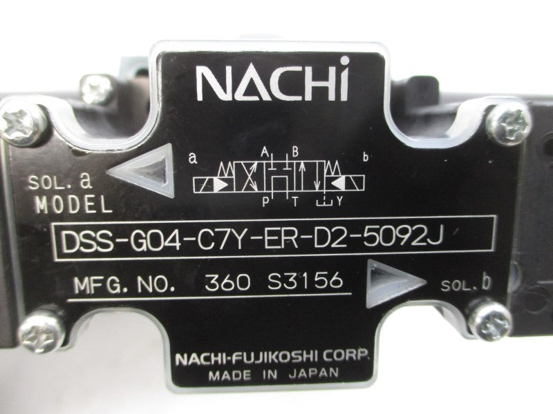 NACHI DSS-G04-C7Y-ER-D2-5092J 360S3156 NSMP
