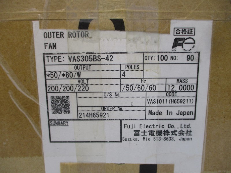 FUJI ELECTRIC VAS305BS-42 200/200-220V NSMP