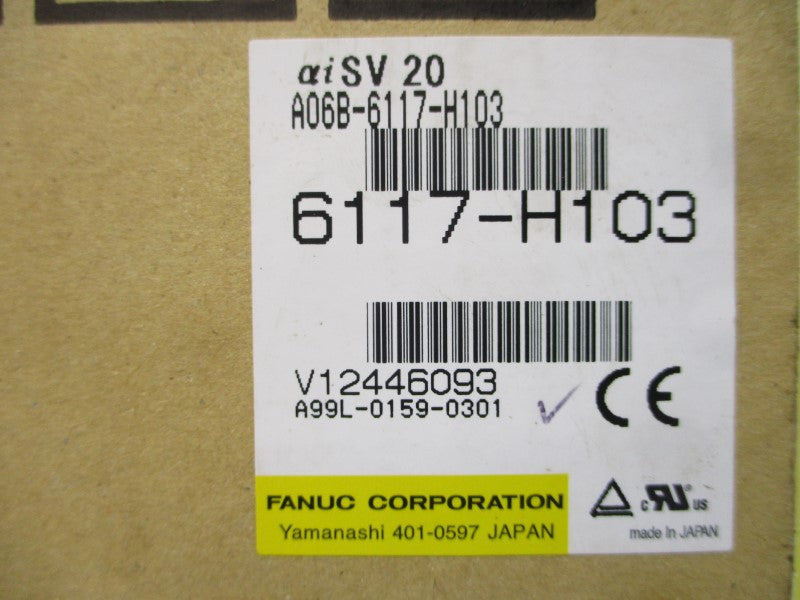 FANUC A06B-6117-H103 283-339V 6.5A NSMP