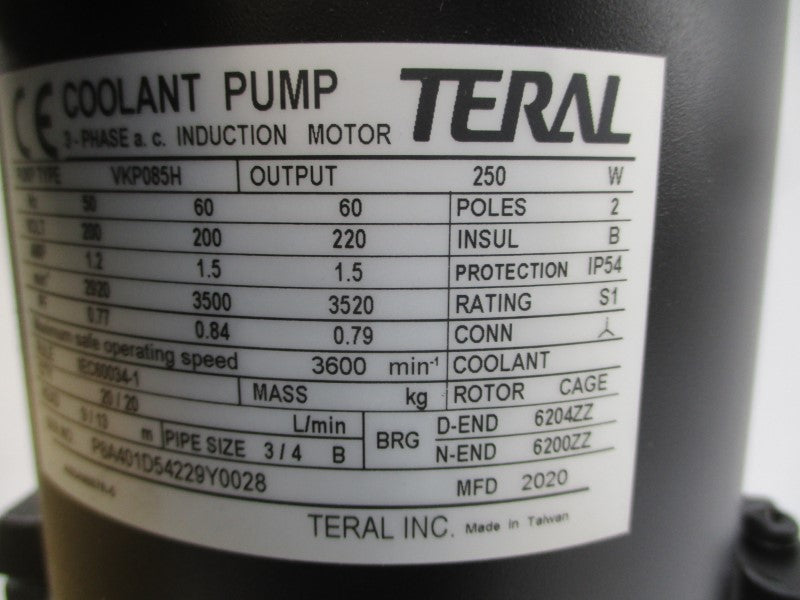TERAL VKP085H 200/220VAC 1.2/1.5A NSMP