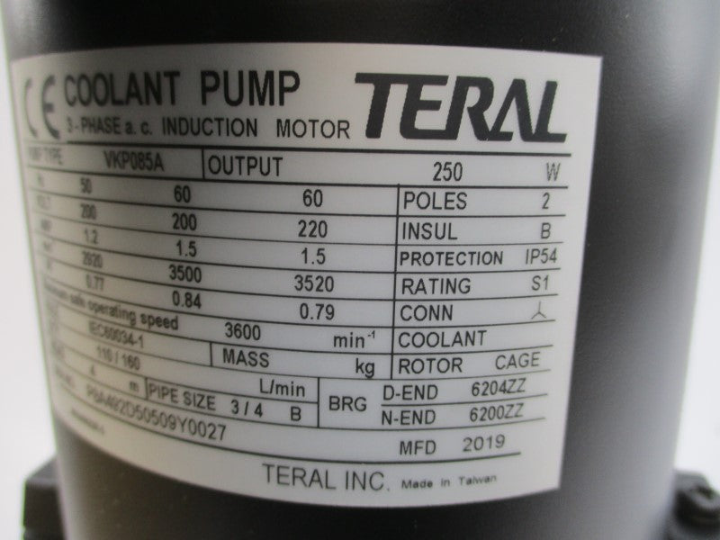 TERAL VKP085A 200/220VAC 1.2/1.5A NSMP