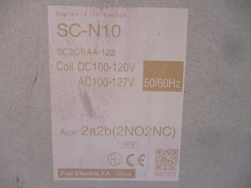 FUJI ELECTRIC SC2CBAA-122 SC-N10 100-127VAC 220A NSMP