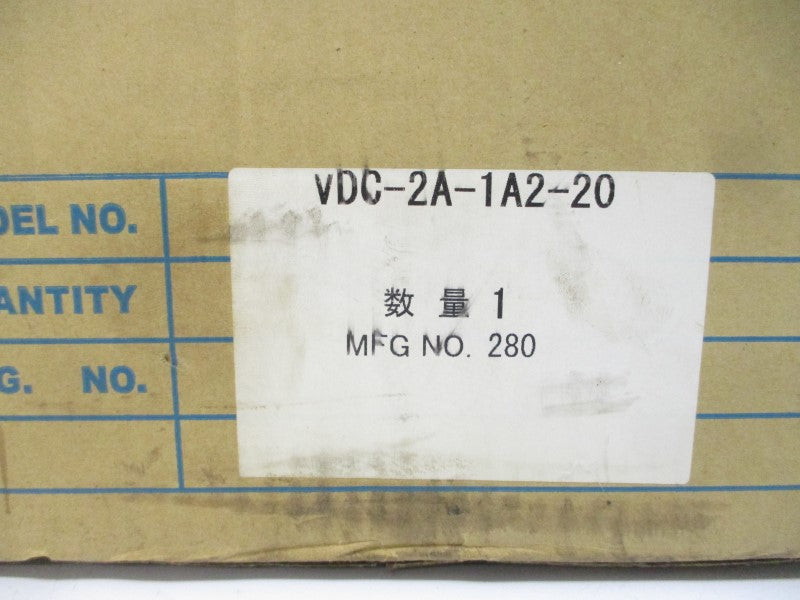 NACHI VDC-2A-1A2-20 280S NSMP