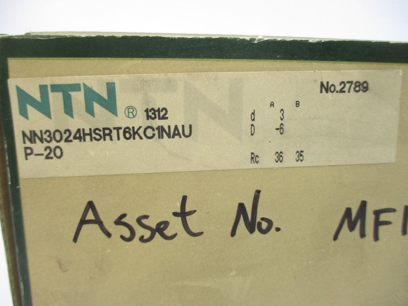 NTN BEARINGS NN3024HSRT6KC1NAUP-20 NSMP
