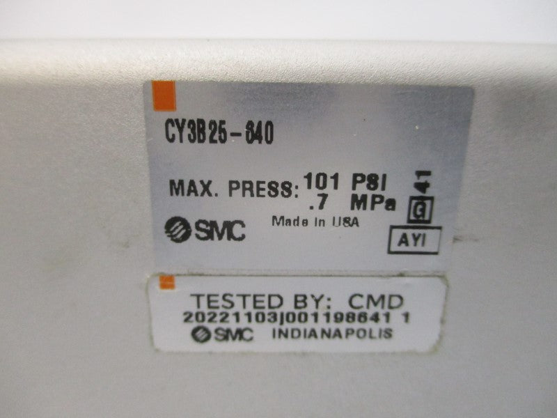 SMC CY3B25-640 101PSI NSNP