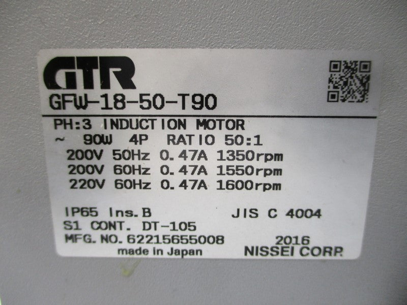 GTR GRW-18-50-T90 200/220V 0.47A NSNP