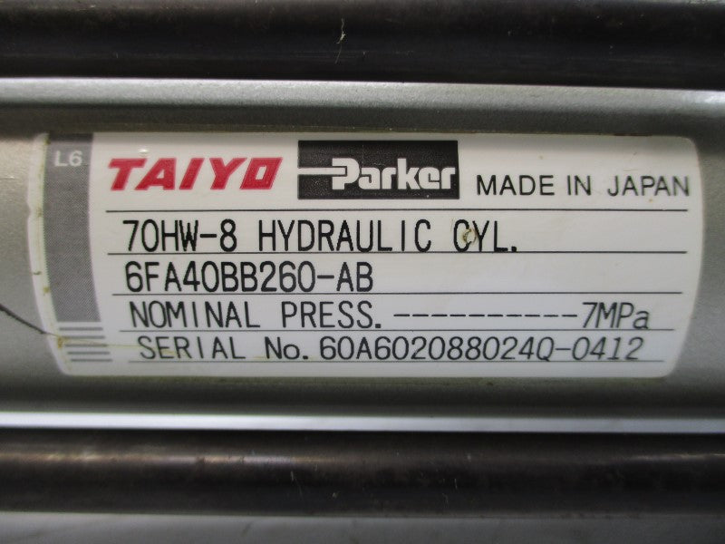 TAIYO PARKER 6FA40BB260-AB 70HW-8 NSNP