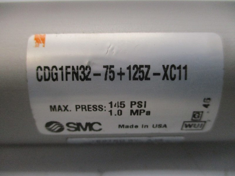 SMC CDG1FN32-75+125Z-XC11 145PSI NSNP