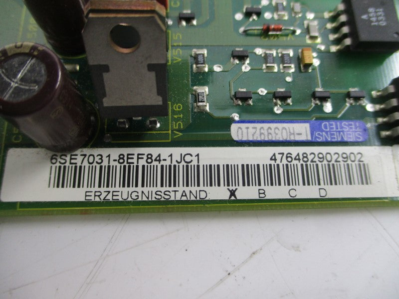 SIEMENS 6SE7031-8EF84-1JC1 NSMP