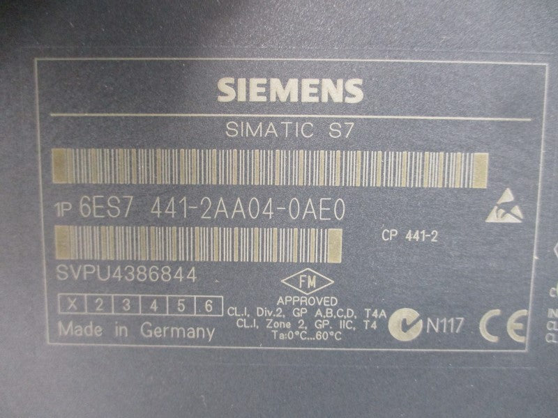 SIEMENS 6ES7441-2AA04-0AE0 NSMP