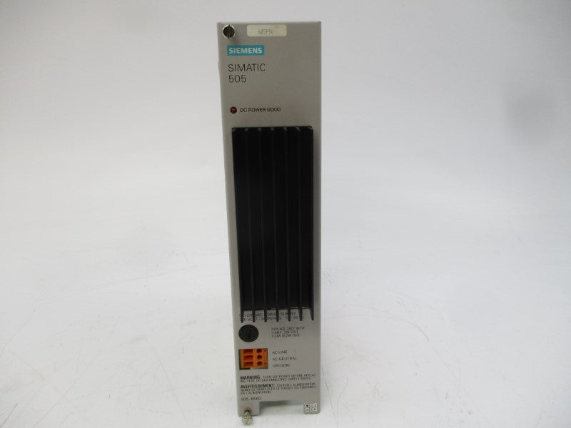 SIEMENS 505-6660 110/220VAC 3A NSMP