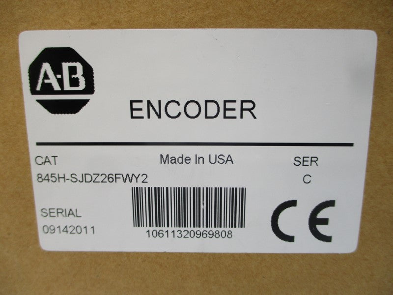 ALLEN BRADLEY 845H-SJDZ26FWY2 SER. C 8-24VDC (BR/WH) NSMP