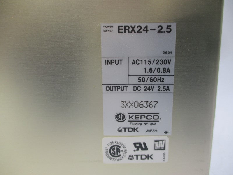 KEPCO TDK ERX24-2.5 115/230VAC 1.6/0.8A NSMP