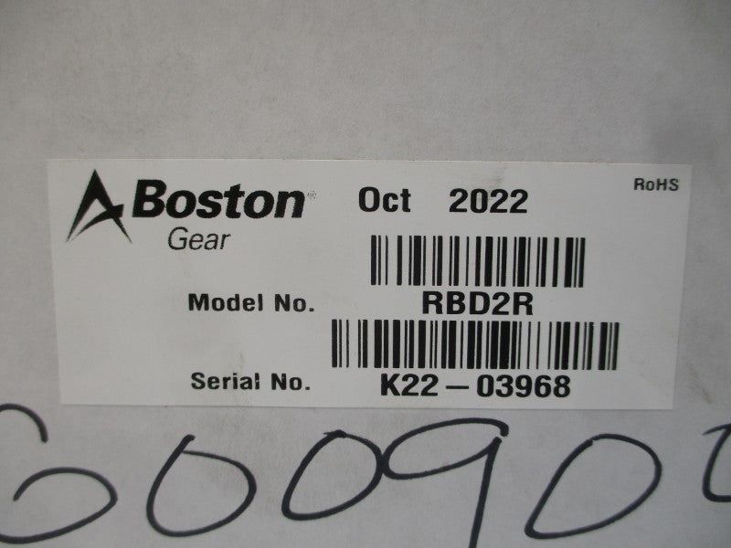 BOSTON GEAR RBD2R 120/240VAC 10.8A NSMP