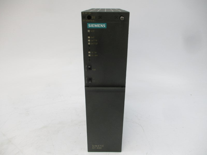 SIEMENS 6ES7407-0RA01-0AA0 120/230VAC 20A NSMP