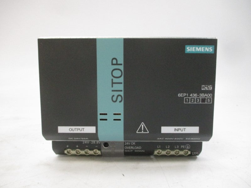 SIEMENS 6EP1436-3BA00 400-500VAC 1.1-0.9A NSMP