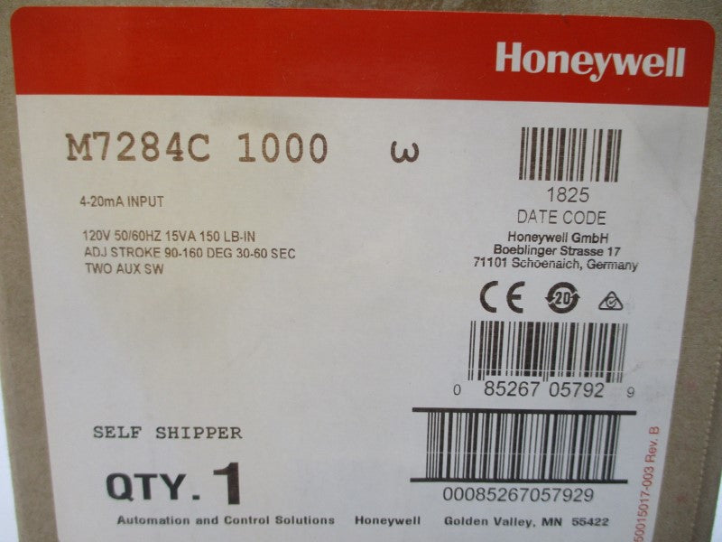 HONEYWELL M7284C1000 120V 30-60S NSMP
