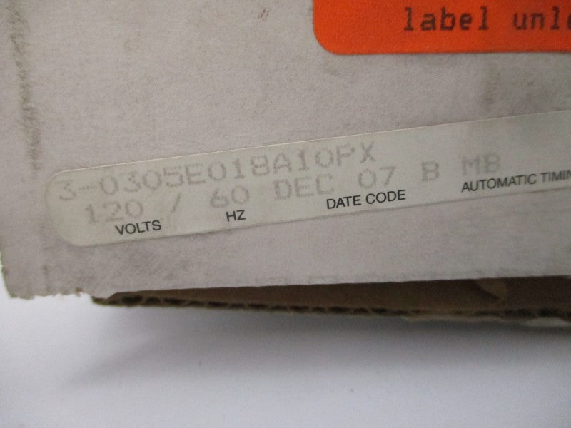 ATC 3-0305E018A10PX 305E018A10PX 120/240VAC 5/10A 0-120M NSMP