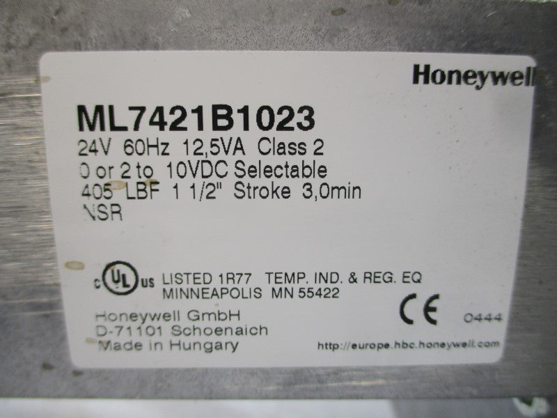 HONEYWELL ML7421B1023 24V NSMP