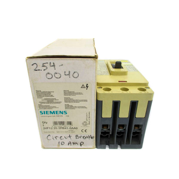 SIEMENS 3VF1231-1FB41-0AA0 600VAC 10A NSMP