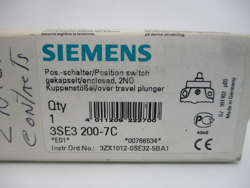 SIEMENS 3SE3200-7C 500VAC 10A NSMP