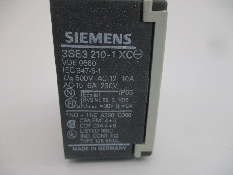 SIEMENS 3SE3210-1XC 500VAC 10A NSMP