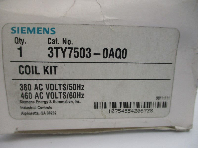 SIEMENS 3TY7503-0AQ0 380/460VAC NSMP