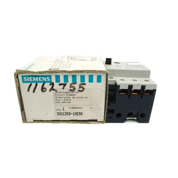 SIEMENS 3VU1300-1ME00 690V 0.4-0.6A NSMP