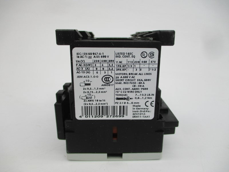SIEMENS 3RA1316-8XB30-1AP0 230V 22A NSMP