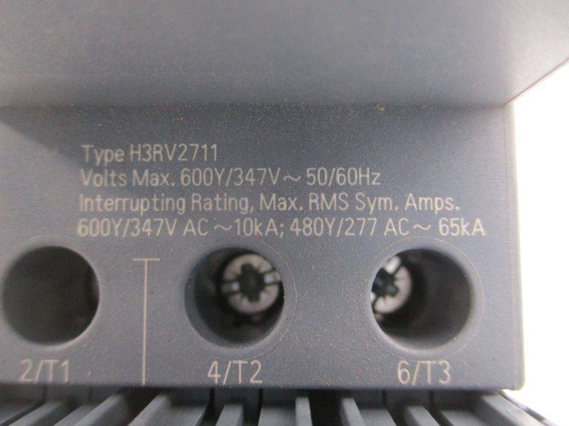 SIEMENS 3RV2711-1DD10 277/347VAC 12.5A NSNP