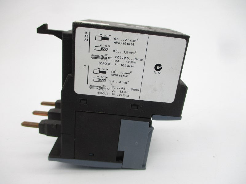 SIEMENS 3RB3123-4SB0 600VAC 3-12A NSNP