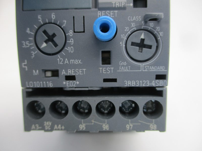 SIEMENS 3RB3123-4SB0 600VAC 3-12A NSNP