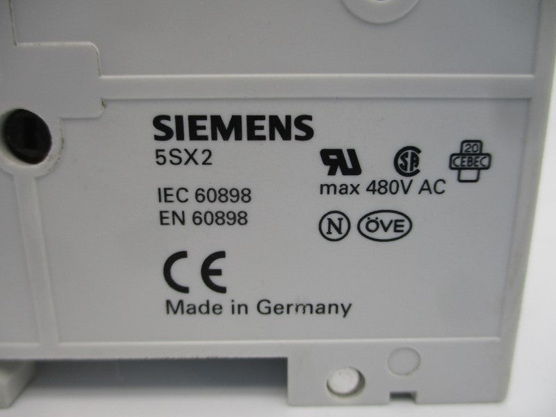SIEMENS 5SX23B6 480VAC NSNP