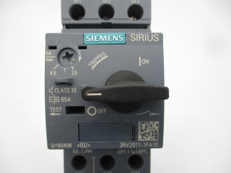 SIEMENS 3RA21201FA240AK6 110/120VAC 3.5-5A NSNP