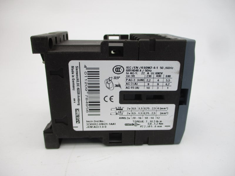 SIEMENS 3RT2016-1BB42 24VDC 20A NSNP