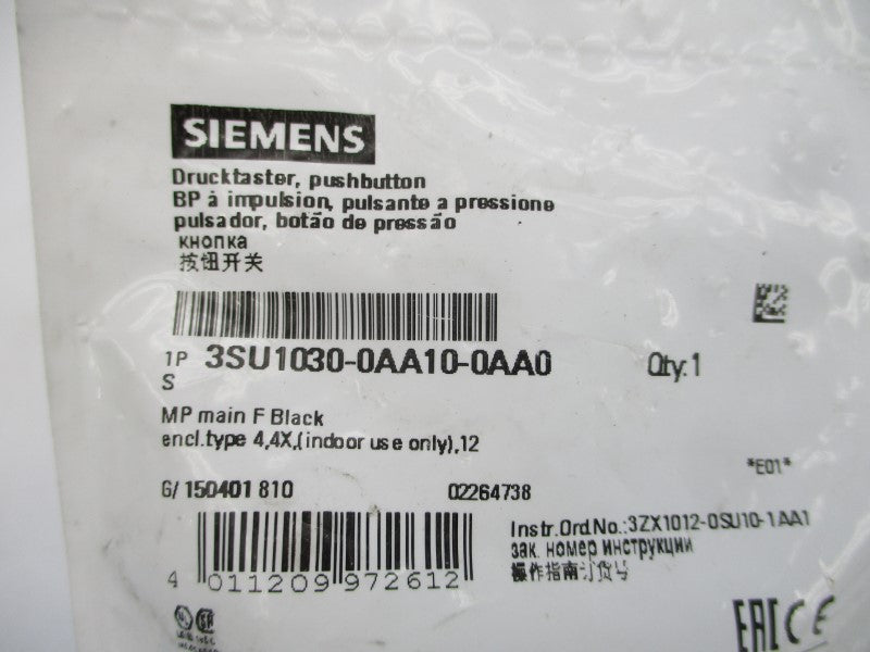 SIEMENS 3SU1030-0AA10-0AA0 NSMP