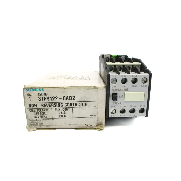 SIEMENS 3TF4122-0AD2 42V 20A NSMP
