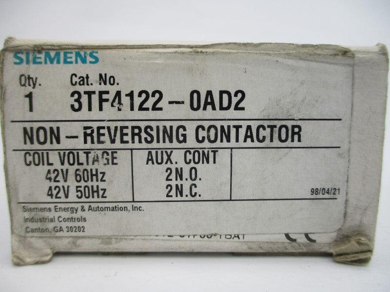 SIEMENS 3TF4122-0AD2 42V 20A NSMP