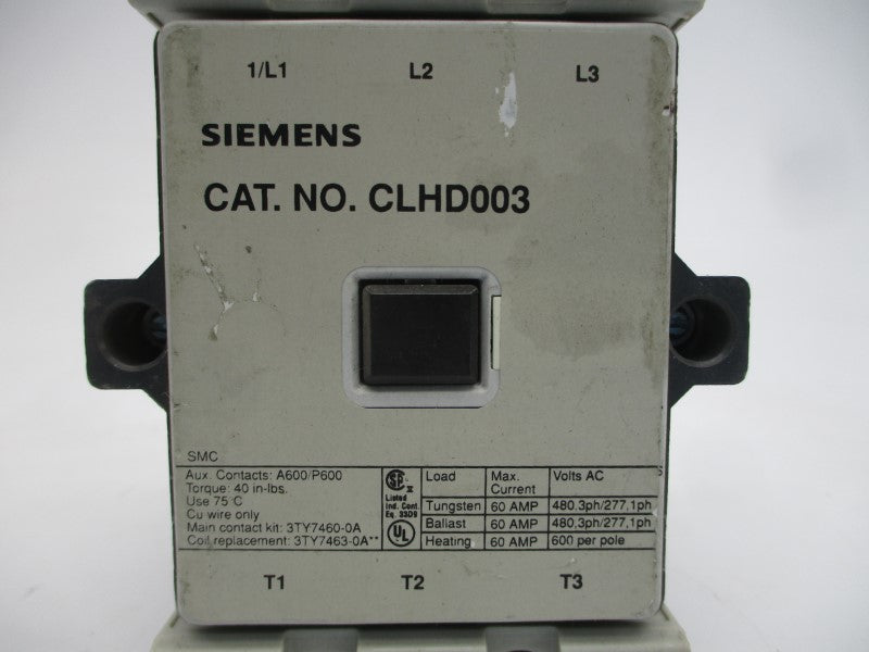 SIEMENS CLHD003 110/120V 60A (AS PICTURED) NSNP