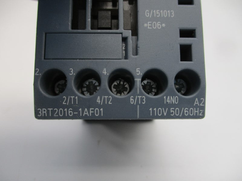 SIEMENS 3RT2016-1AF01 110V 20A NSNP