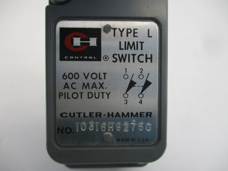 CUTLER HAMMER 10316H9275C 600VAC NSNP