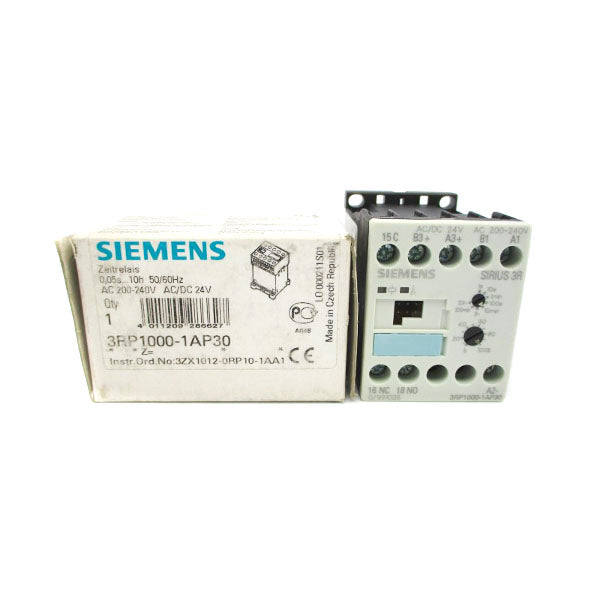 SIEMENS 3RP1000-1AP30 200-240VAC/DC 4A 0.05S-10H NSMP