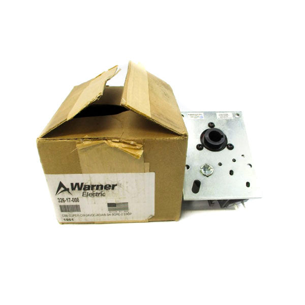 WARNER ELECTRIC 326-17-008 CB6 SUPER-CW-24VDC-AO/AB-3/4 24VDC NSMP