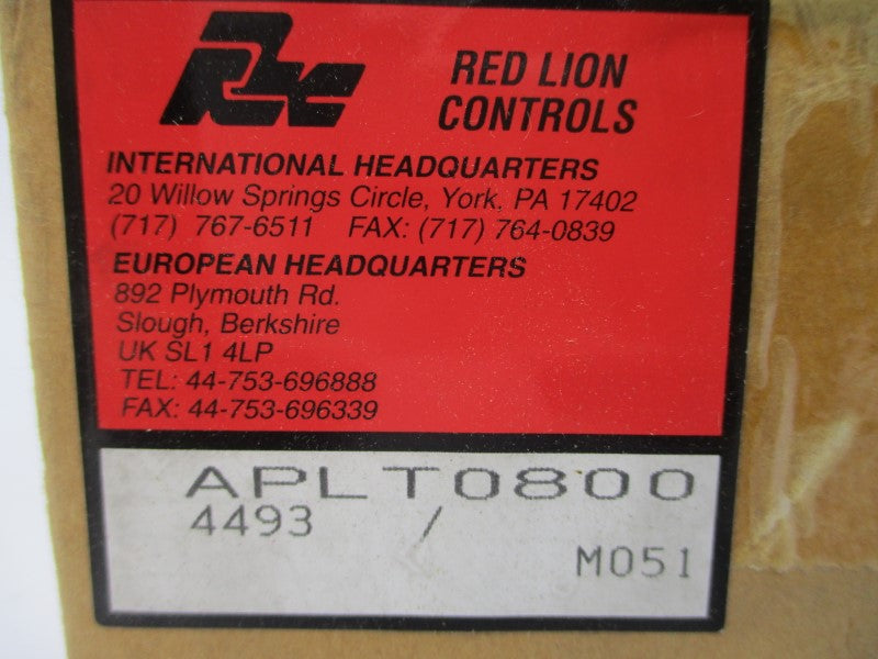 RED LION CONTROLS APLT0800 115VAC NSMP