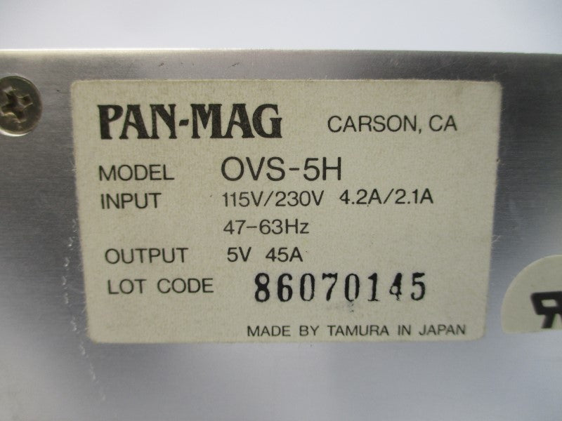 PAN-MAG OVS-5H 115/230V 4.2/2.1A NSMP