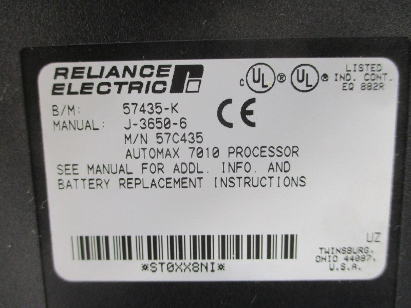 RELIANCE ELECTRIC 57435-K 57C435 UNMP