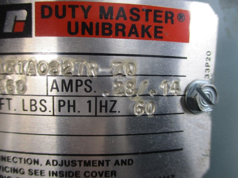 RELIANCE ELECTRIC A51A0627R-ZQ 230/460V .28/.14A NSMP