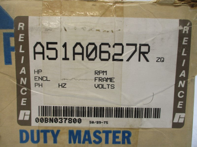 RELIANCE ELECTRIC A51A0627R-ZQ 230/460V .28/.14A NSMP