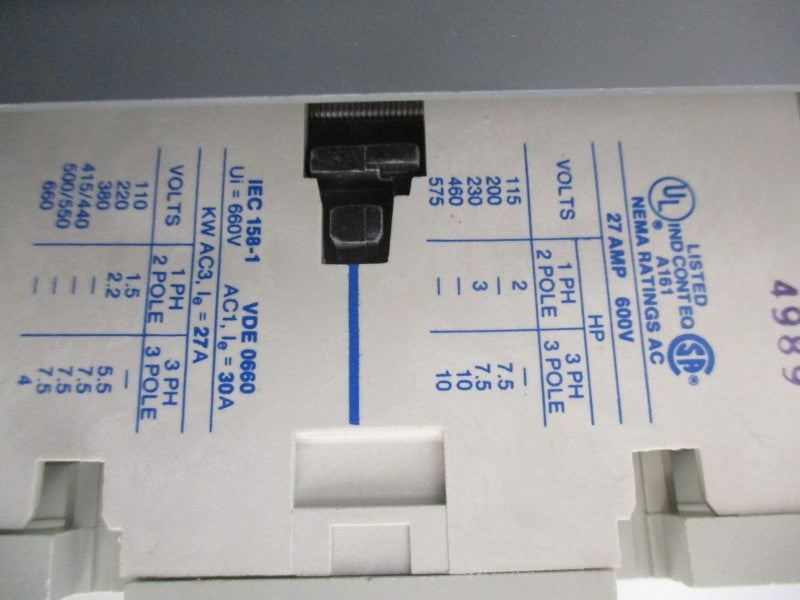 CUTLER HAMMER AN16DG0A SER. A1 110/120V 27A NSMP