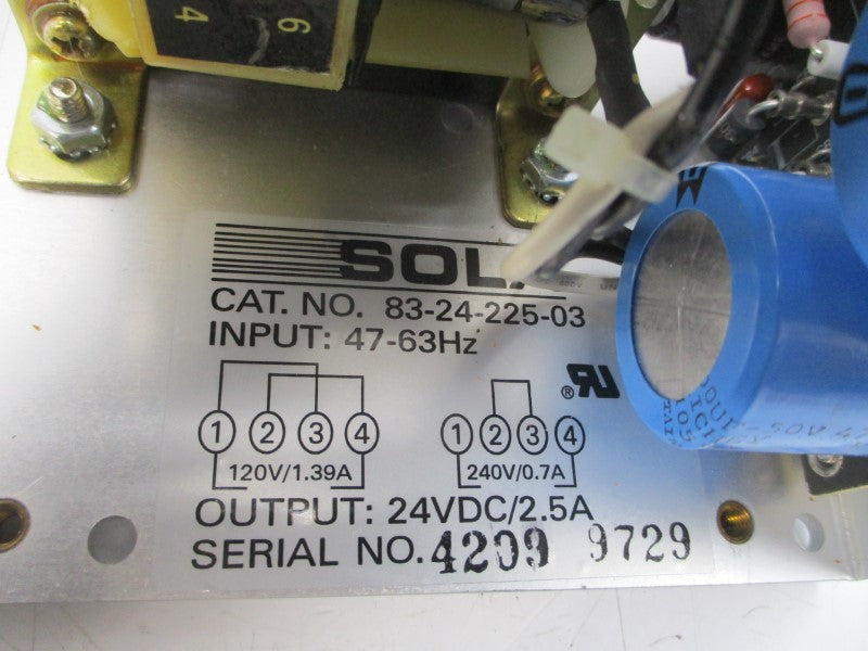 SOLA 83-24-225-03 120/240VAC 0.7/1.39A NSMP